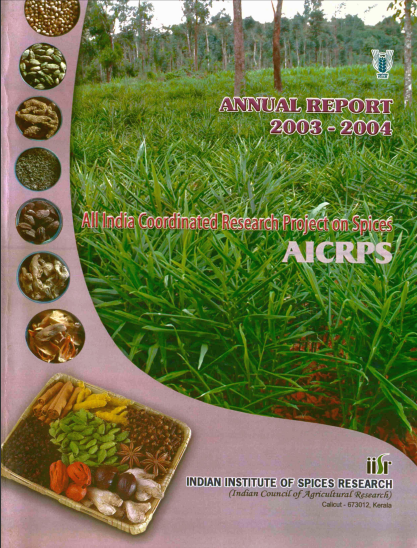Annual Report 2003 Cover