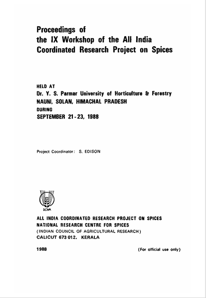 Proceedings 1988 Cover
